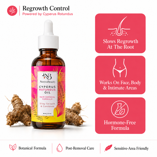 Hair Regrowth Control Oil with pure Cyperus Rotundus Oil