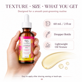 Cyperus Body Oil for Stubborn Regrowth