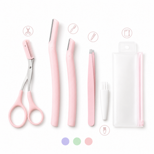 Facial Hair Grooming Set for Brows & Peach Fuzz
