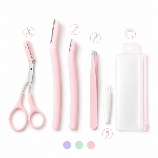 Kit de rasage visage pour sourcils & duvet