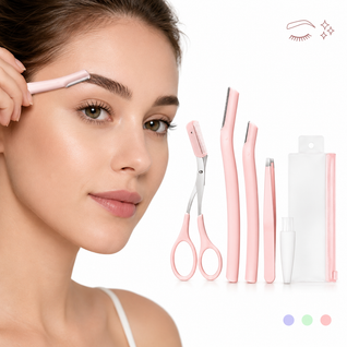 Facial Hair Grooming Set for Brows & Peach Fuzz