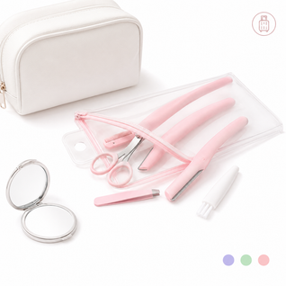 Facial Hair Grooming Set for Brows & Peach Fuzz