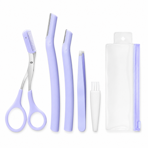 Facial Hair Grooming Set for Brows & Peach Fuzz