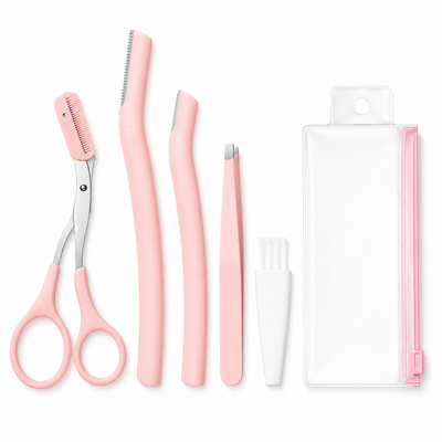 Kit de rasage visage pour sourcils & duvet